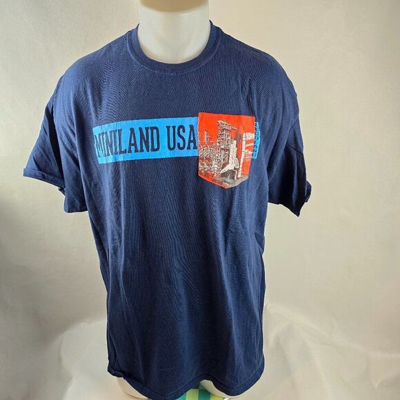 Lego Other - Legoland T Shirt Mens XL Blue Miniland USA Space Rocket Florida Graphic Tee